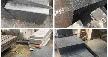 淮北 芝麻黑地铺石材