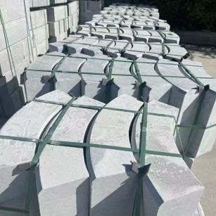 淮北 芝麻灰弧形路沿石