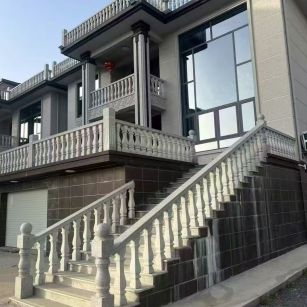 淮北 芝麻白别墅阳台栏杆，楼梯栏杆