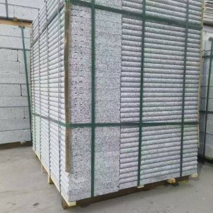 淮北 芙蓉白3公分厚磨圆边、拉槽，楼梯踏步