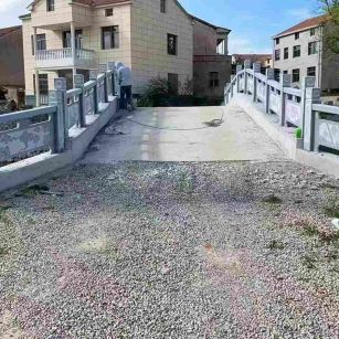 淮北 芝麻灰花岗岩桥栏杆