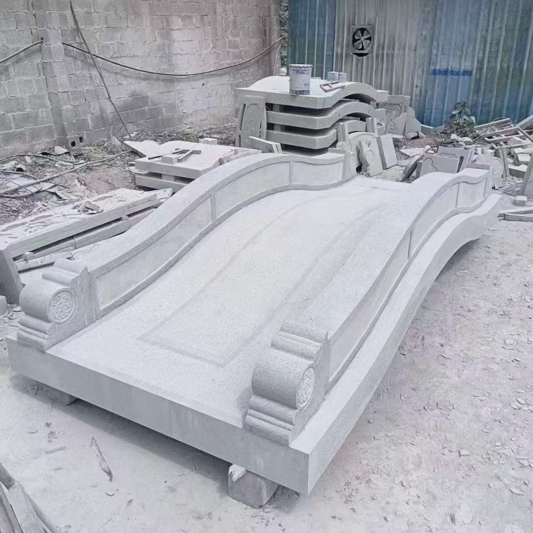 淮北 芝麻灰花岗岩园林景观 小石桥