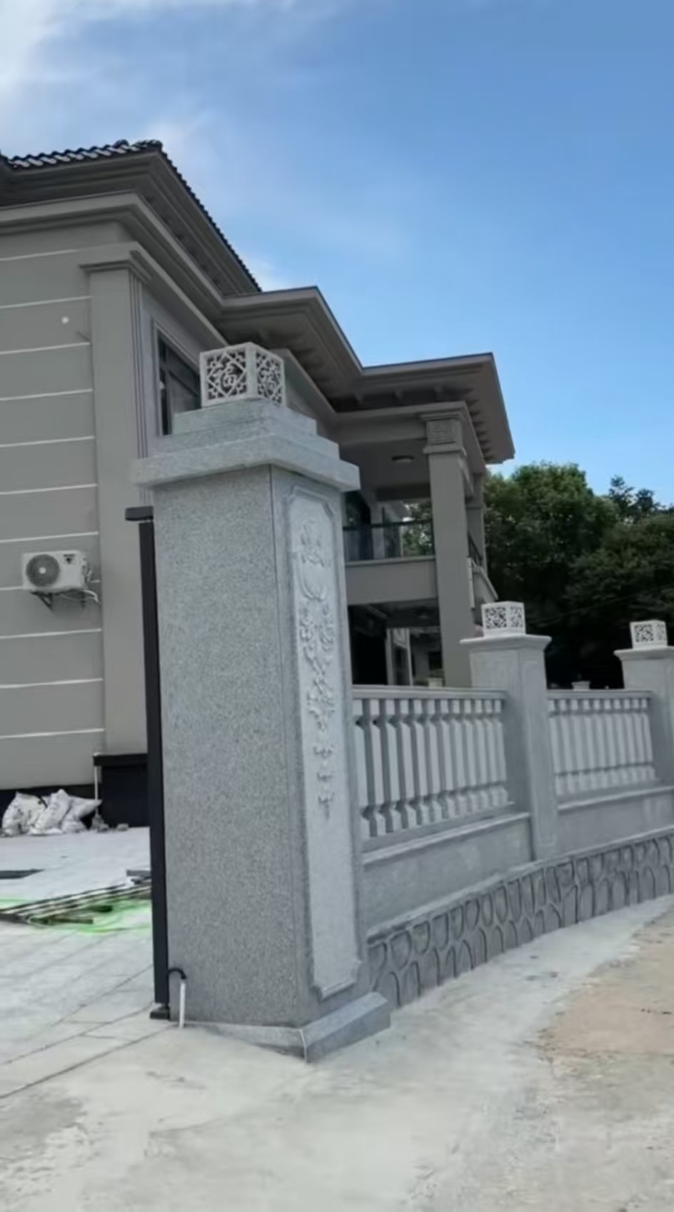 淮北 芝麻白别墅围墙栏杆，私人订制