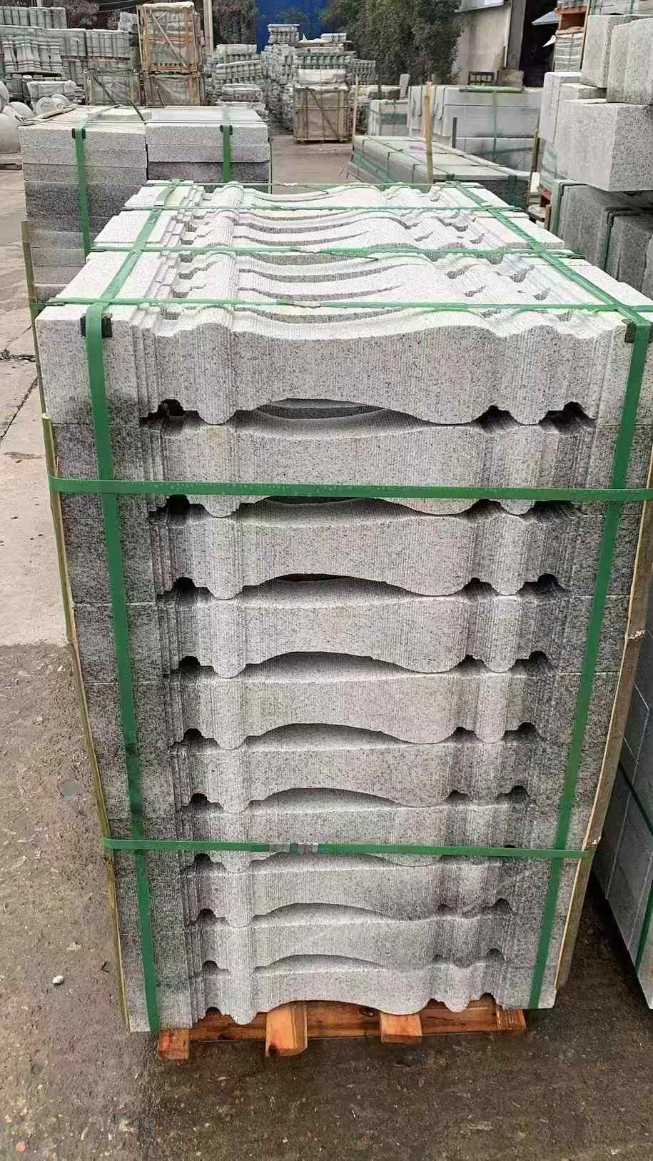 淮北 芝麻白方形拉丝面，栏杆花瓶柱
