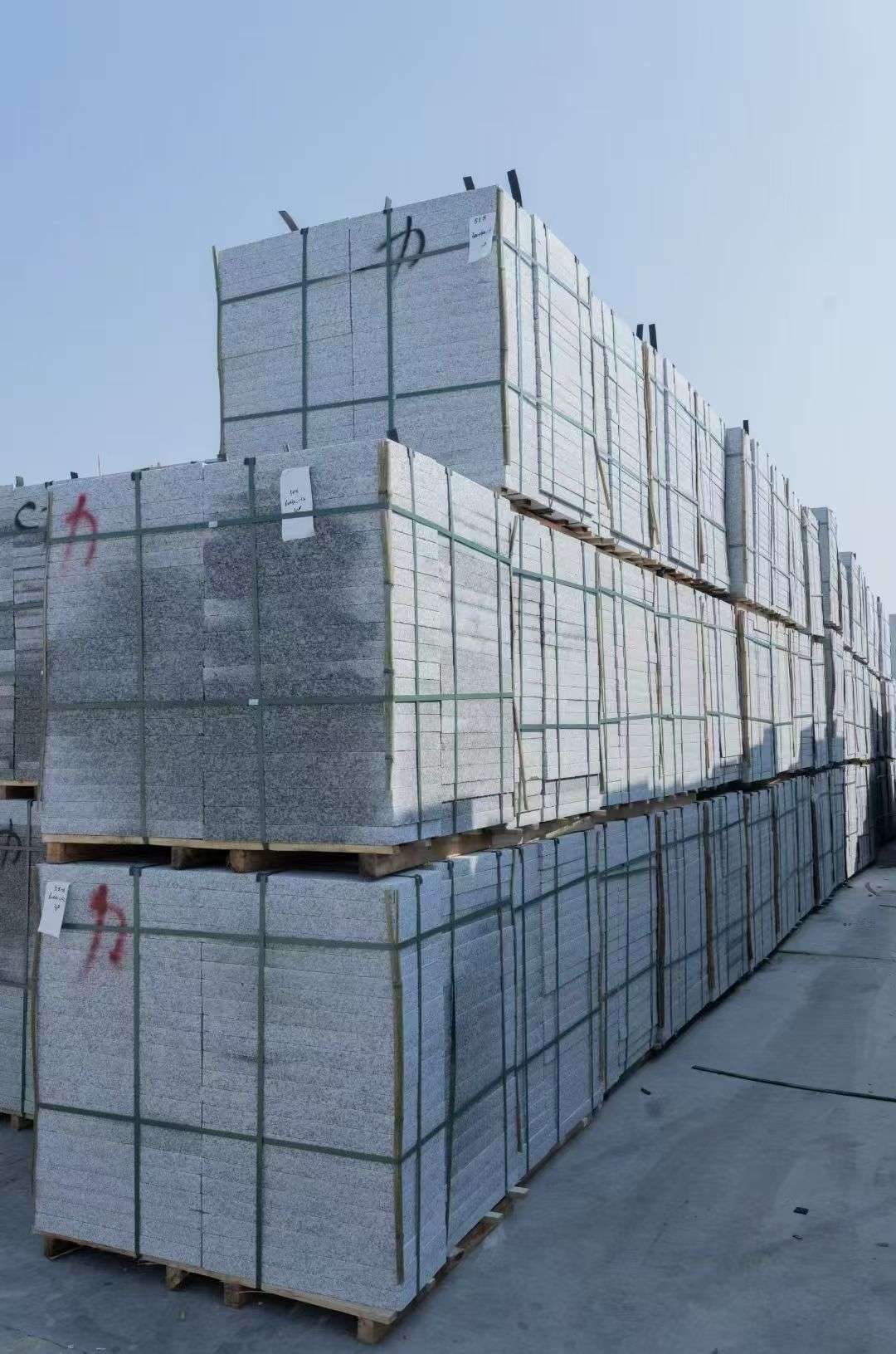 淮北 芙蓉白、大花白、小白花荔枝面成品地铺石