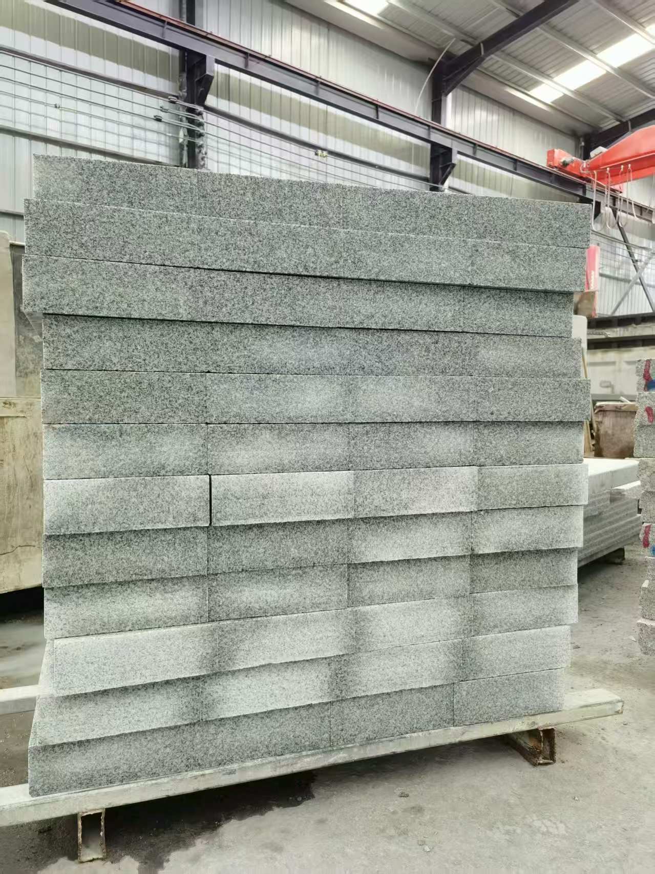 淮北 芝麻白10公分300*600广场地铺，A料定制，尺寸标准，厚薄均匀